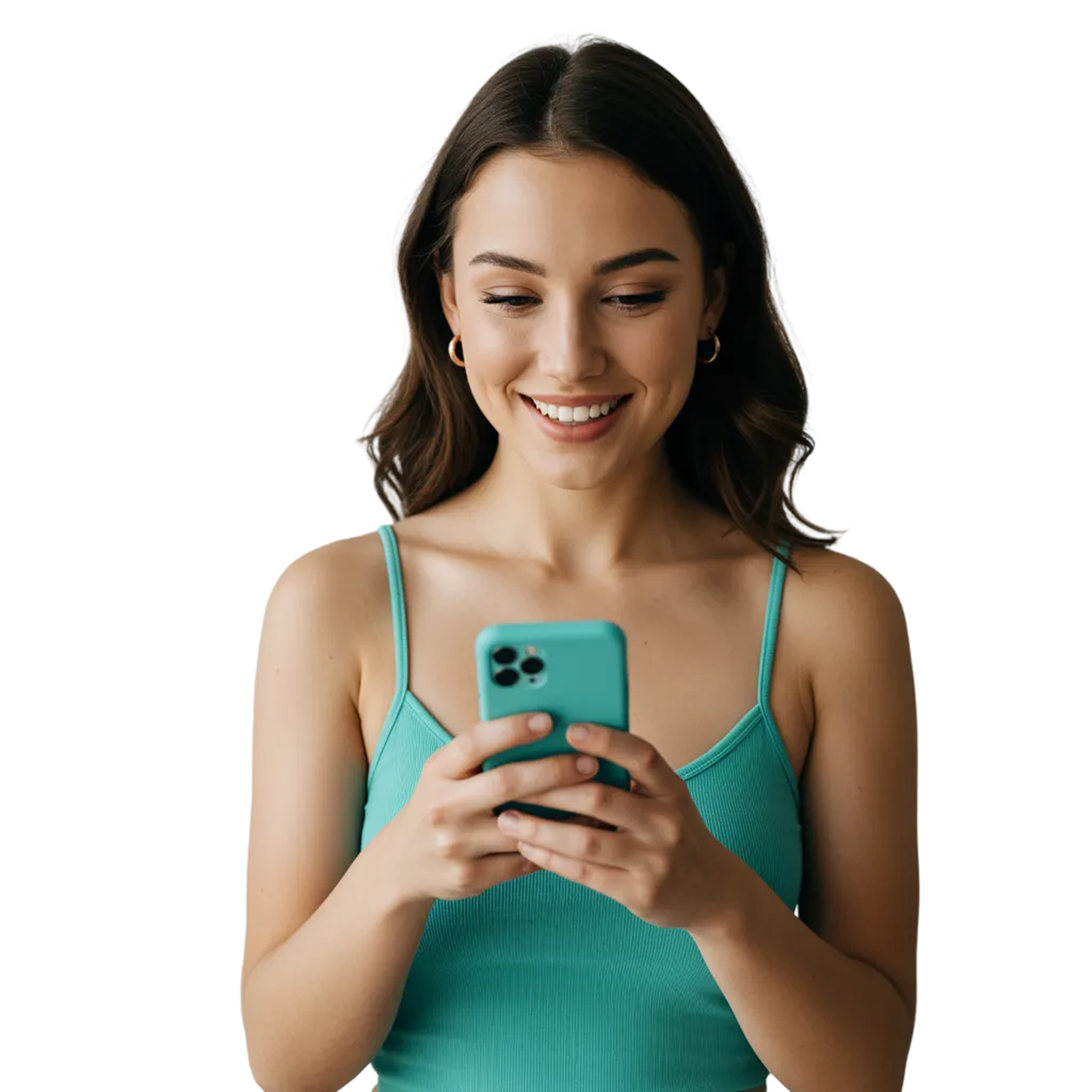 Person using streamlined checkout on mobile